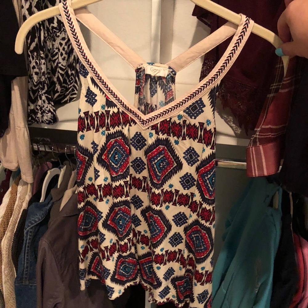 Pattern Tank Top - Picture 3 of 3